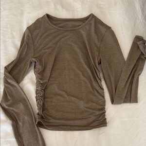 lululemon athletica Brown Long Sleeve Top